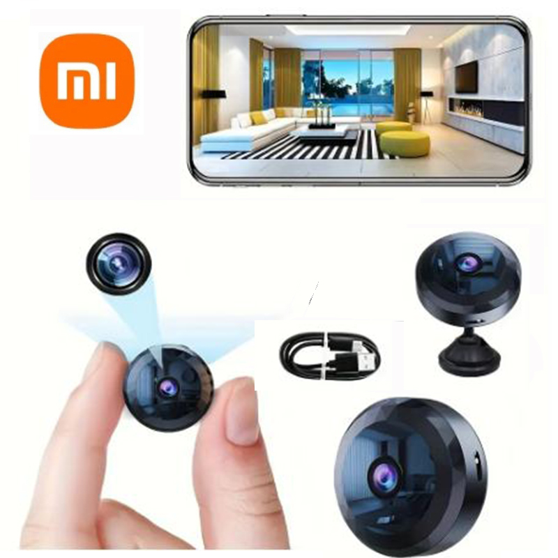 Xiaomi A11 Wireless Camera Mini Wifi Monitoring 1080p HD Video Security Camera Rechargeable Battery Motion Detection Camera: WHITE