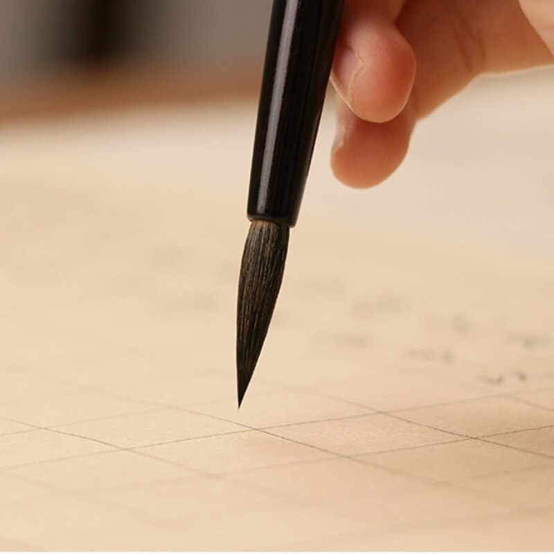 Chinese Kalligrafie Schrijven Borstel Pen Wezel Haar Borstel Pen Voor Kleine Reguliere Script Tekening Art Student Briefpapier Craft Supply