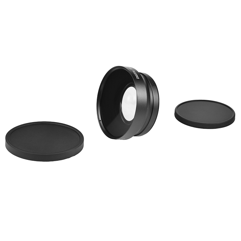 Vlogmagic 62Mm/67Mm/72Mm 0,45x Groothoeklens Met Macro Close-Up Voor Dslr Videocamera 'S Camcorder