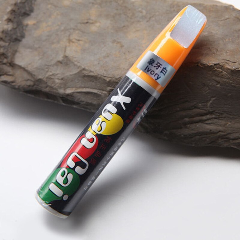 Car Scratch Repair Auto Touch Up Pen Car Care Scratch Remover Paint Care Special For Car Paint Pen Car Accessories: Ivory