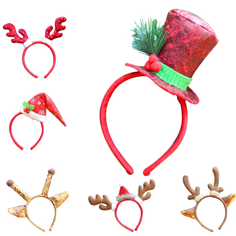 Chapeau De Noël Adulte Motif Châtaignes - Bandeau Festif Pour Fêtes, Halloween, événements Costumés (fourrure Blanche)