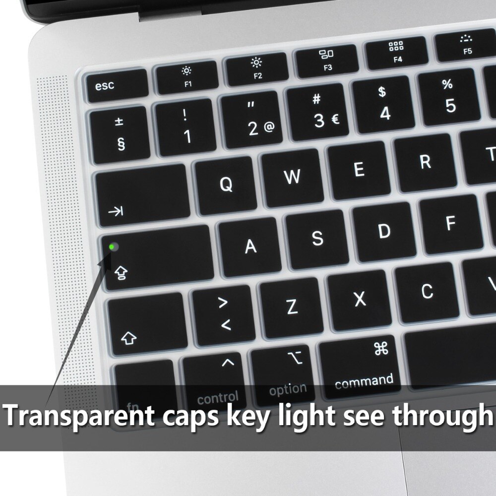 EU Style Portuguese Soft Silicone Keyboard Cover Protector Skin for Macbook Air 13 Retina display A2179 A1932
