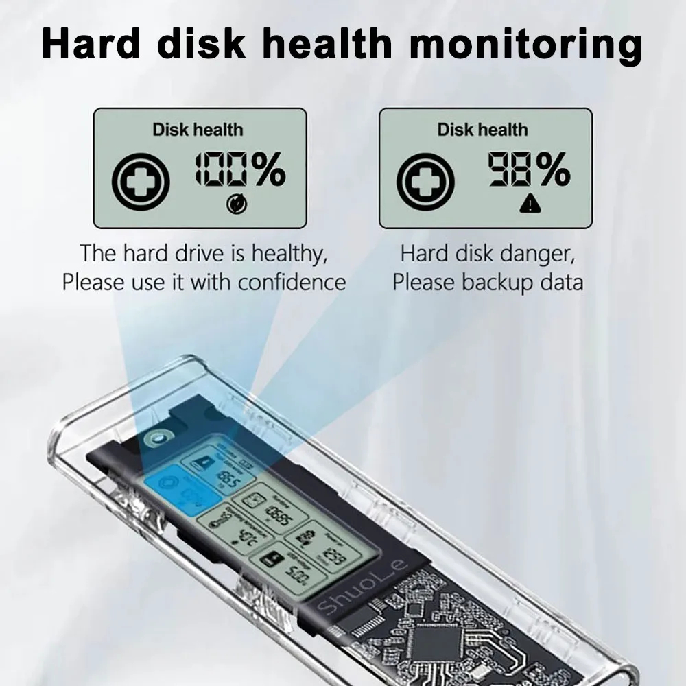 Ssd Display M..2 ssd enclosure, smart display, hard drive encl... – Grandado