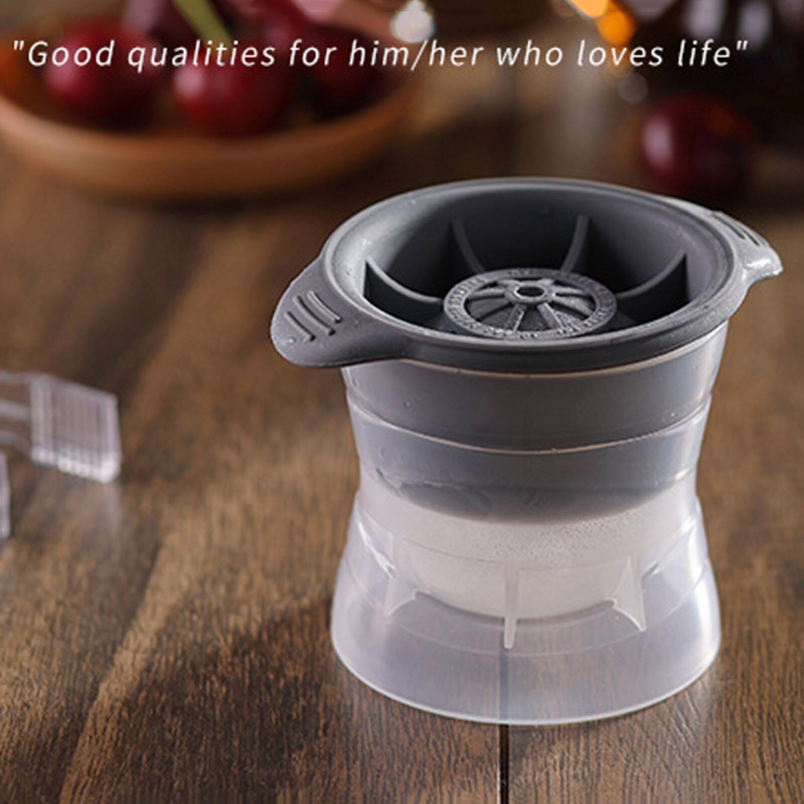 Ice Mold Tray Silicone Basketball-shaped Cake Ice Cream Maker Kitchen Tool Useful Homemade Ice Cube Tray Ball Maker Mold: GY