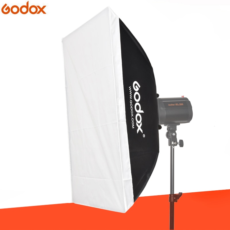 Godox-caja de luz estroboscópica para estudio, difusor cuadrado portátil de 60x60cm/23,6x23,6 pulgadas, MS60 x 60 con montaje Universal para Flash de estudio