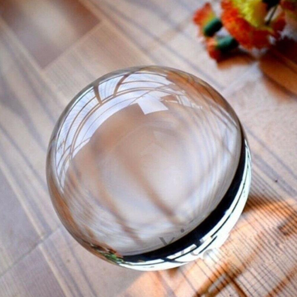 Photography Glass Crystal Ball 40/50mm Sphere Photography Photo Props Shooting Ball Round Lens Clear Decor Artificial P0S3