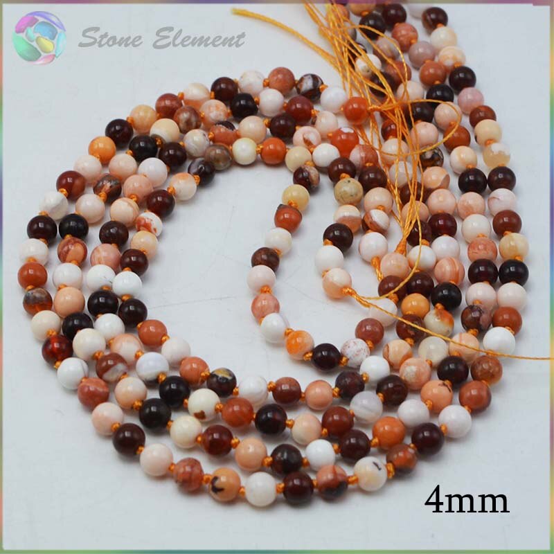 Charm Natural Precious Stone Mexican Fire Opal Loose Round Beads 4mm,6mm,8mm