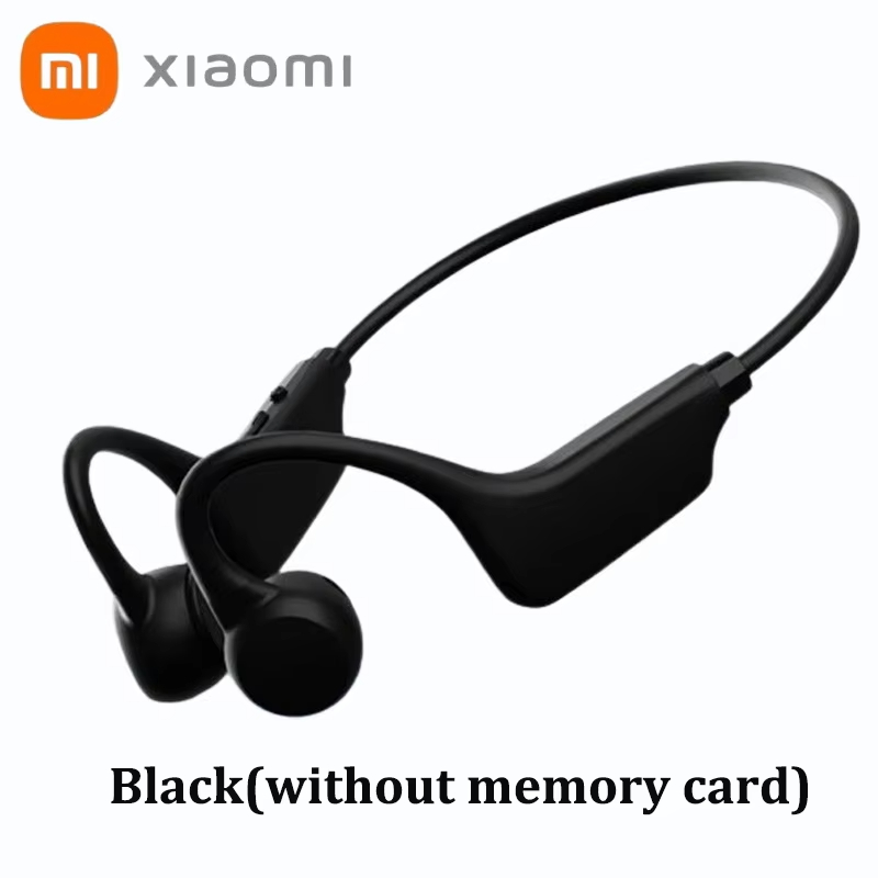 Xiaomi Bone Conduction Headset Bluetooth 5.4 Not In Ear Swimming Running IPX8 Waterproof Long Life Hang Ear Sports Headphones: WHITE