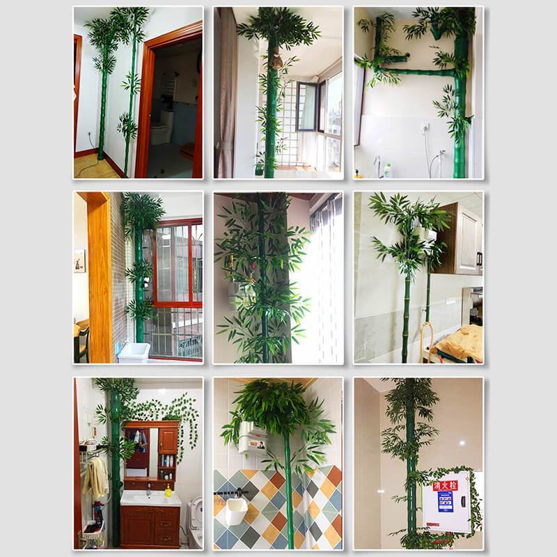 5pc Pipeline Bamboo Forest Bamboo pipe decoration