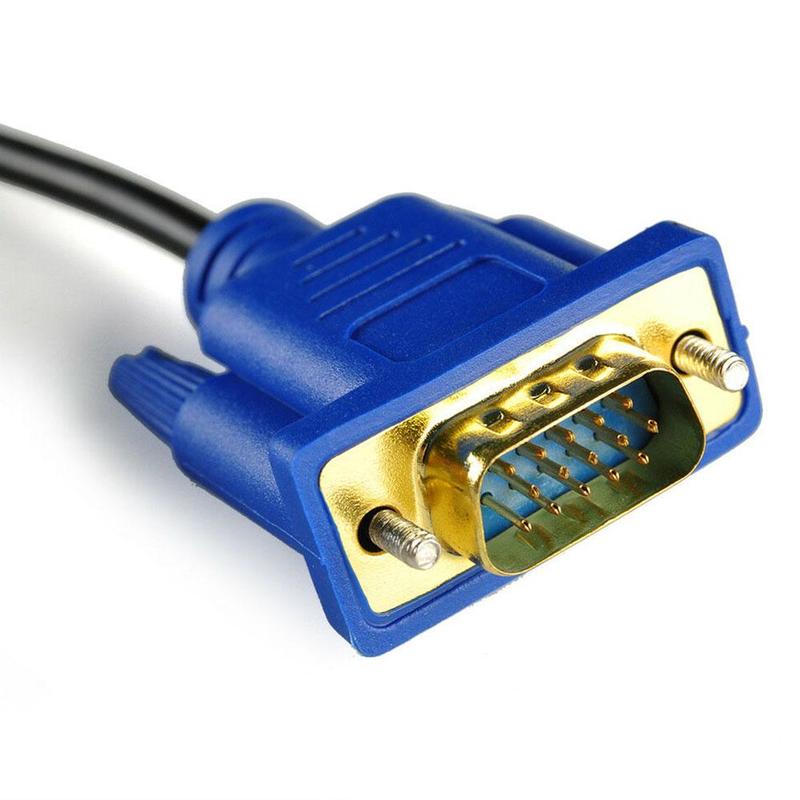 Hdmi Kabel Hdmi Naar Vga 1080P Hd Met Audio Adapter Kabel Hdmi Naar Vga Kabel Digitale Naar Analoge Video audio Adapter Voor Pc Tv