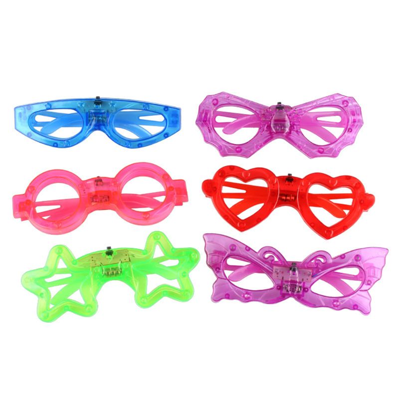 LED Glasses Flash Luminous Blind Eyewear Light Eye Mask Blinking Glowing Glasses Wedding Carnival Dance Bar Party Christmas Toy