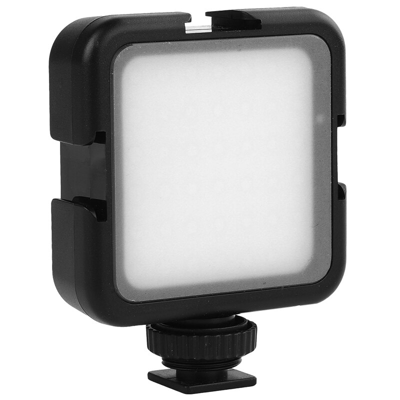 Genopladeligt 42 led video lys 6000k 5.5w kamera fotografering fyld lys lampe fotostudie fælles tilbehør til bryllup: Default Title