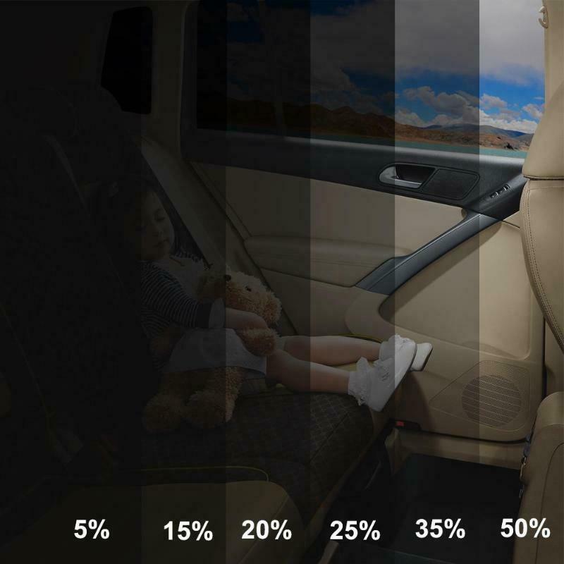 50cmx300cm Dark Black Car Window Tint Film Glass VLT 5% Roll 1 PLY Car Auto House Commercial Solar Protection Summer