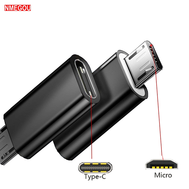 Type C Naar Micro USB Android Telefoon Kabel Adapter Oplader Converter voor Samsung Xiaomi Mi6 Mi5 Usbc Naar Type- c Otg Opladen Adapter