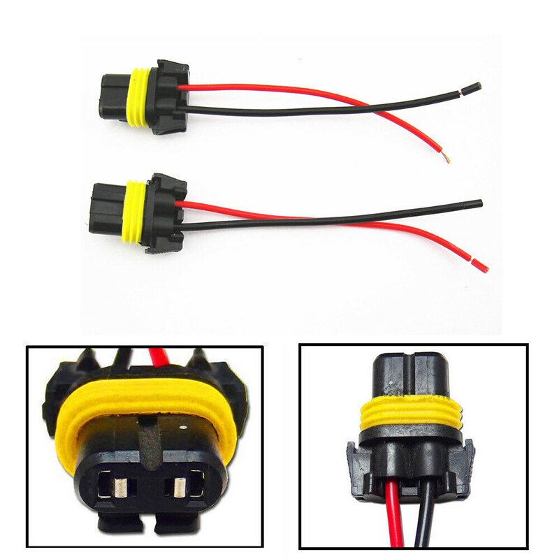 Wire Car Light Adapter Wiring Harness Sockets For Headlights Fog Light Adapter 9005 9006 Kit Durable