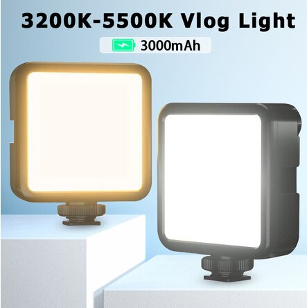 Ulanzi VL81 VIJIM 3200k-5600K 850LM 6.5W vidéo Mini LED Smartphone reflex rechargeable Vlog pour Sony A6400 A6300 lumière de remplissage