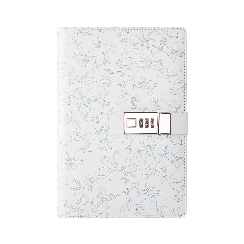 A5 Diary Agenda Planner Organizer Wonderful Notebook and Journal with Lock Line Blank Note Book Back to School Travel Handbook