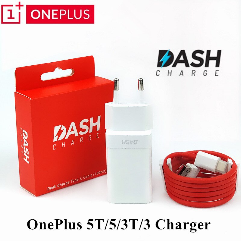 Originele Oneplus 5T 5 Dash Oplader Een Plus 3 T 3 Mobiele Telefoon 5V/4A Usb Muur reizen Eu Snelle Adapter & Usb 3.1 Type C Kabel Lijn