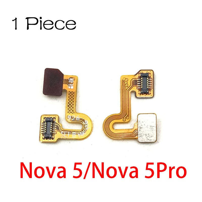 For Huawei Nova 3 3i 4 4e 5 5i Pro P10 P20 Pro P30 Lite Home Button Fingerprint Touch Id Sensor Connector Flex Cable: Nova 5