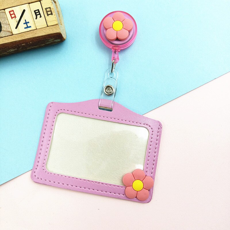 Pielęgniarka kreskówka lekarz chowany znaczek rolka z poziomą wizytówką PU ID wizytówka pokrowiec na karty biurowe materiały szpitalne: nie.7