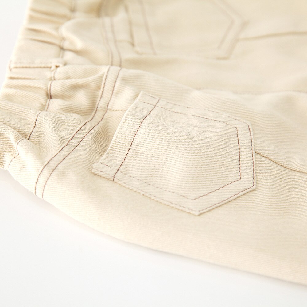 WLG-jeans d'automne pour garçons et filles | Pantalons en denim pour enfants, bleu et beige, à la , pour bébés