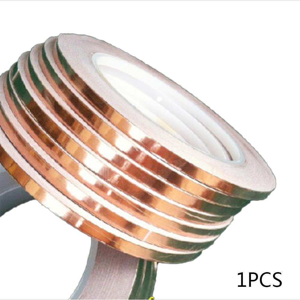 Złota taśma przewodząca taśma z folii miedzianej przewodząca taśma miedziana taśma z folii miedzianej wyświetlacz EMI ekranowanie elektryczne wielokrotnego użytku