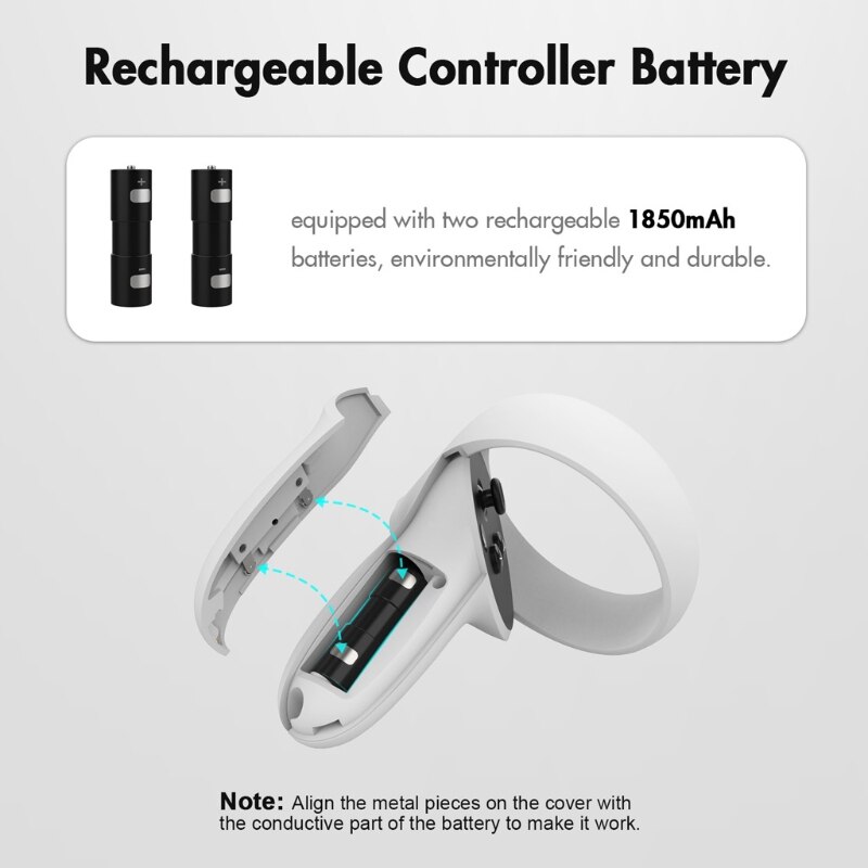 K3nb desktop-ladestationen aus abs-gehäuse, kompatibel mit oculus quest 2 vr, ersatzteile, ladestation für zuhause und büro