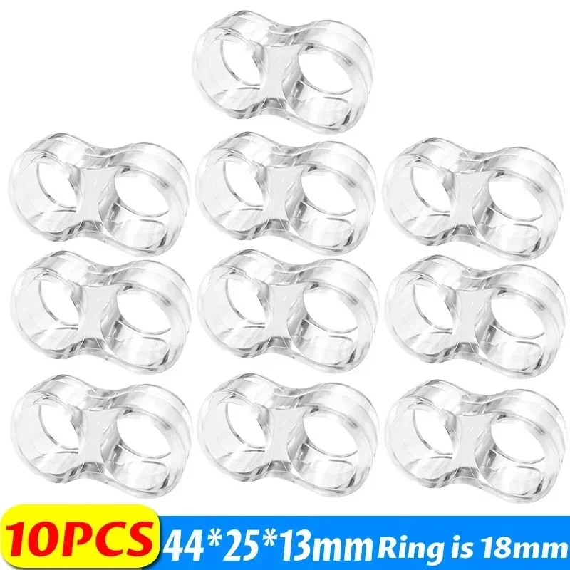 1/12PCS Deur Stopt Siliconen Deurklink Buffer Muurbescherming Deurknop Bumper Meubels Beschermd Valblokken Schokbestendige ringen: Goud