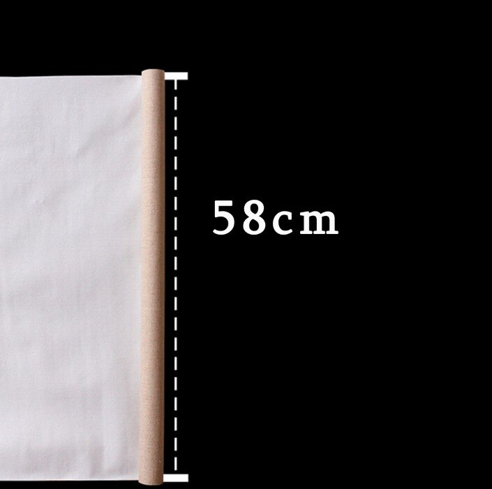 Linnen Blend Primed Leeg Canvas Voor Schilderen Laag Olieverf Doek 1m Een Roll, 28/38/48/58 breedte: 58CM