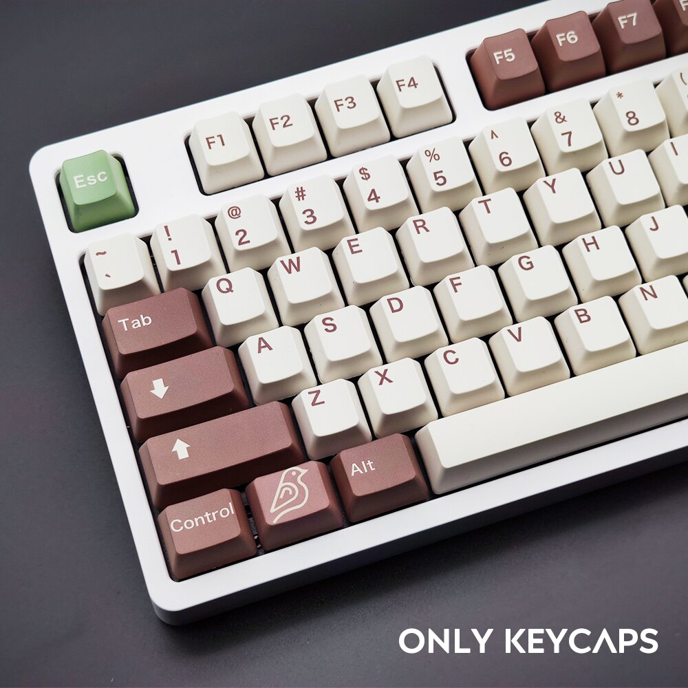 113 Keycaps OEM Profile PBT Dye-Sublimation Personalized Fish Bear for Mechanical Keyboard