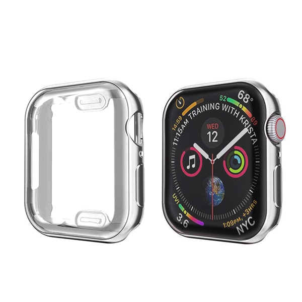 Cover Case For Apple Watch band 45mm 41mm 44mm 40mm 42mm 38mm iwatch 6 se 5 4 3 silicone screen protector bumper apple watch 7: RED / 2 - 3.9 Inches