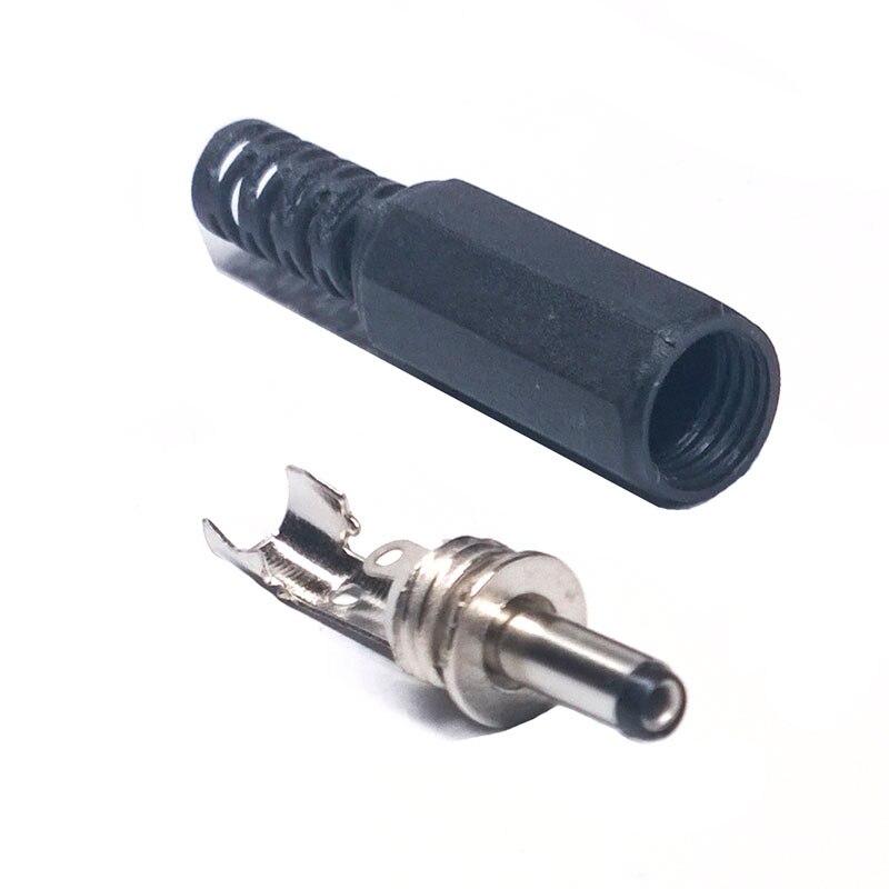 DC002 3,5mm x 1,35mm männlich DC Energie Stecker Jack Adapter stecker kunststoff Adapter 1.35*3,5mm DIY männlichen Adapter Block