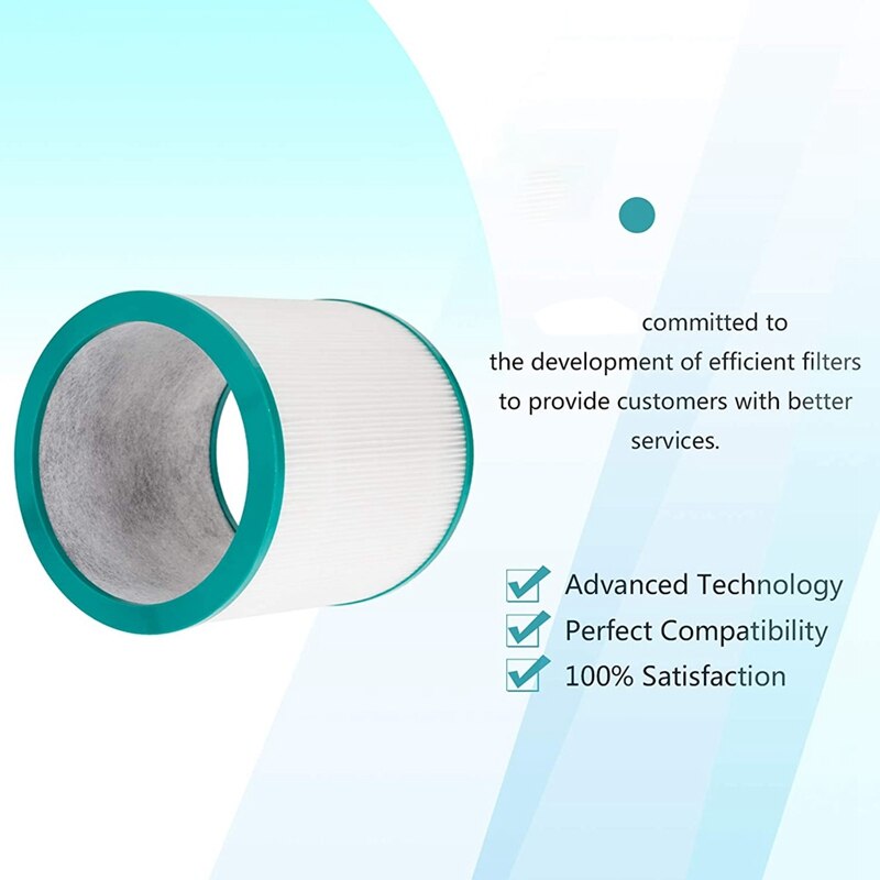 True HEPA Replacement Filter for Dyson Tower Purifier Pure Cool Link TP01 TP02, TP03, Part 968126-03