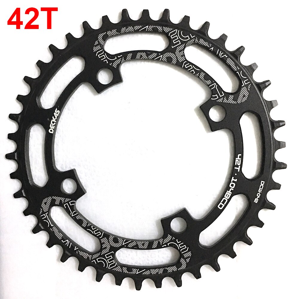 Deckas Bike Chainring Round 104 BCD 104BCD 40T 42T 40 42 Chain Ring Tooth MTB Road Bike Mountain Chainwheel: 42T