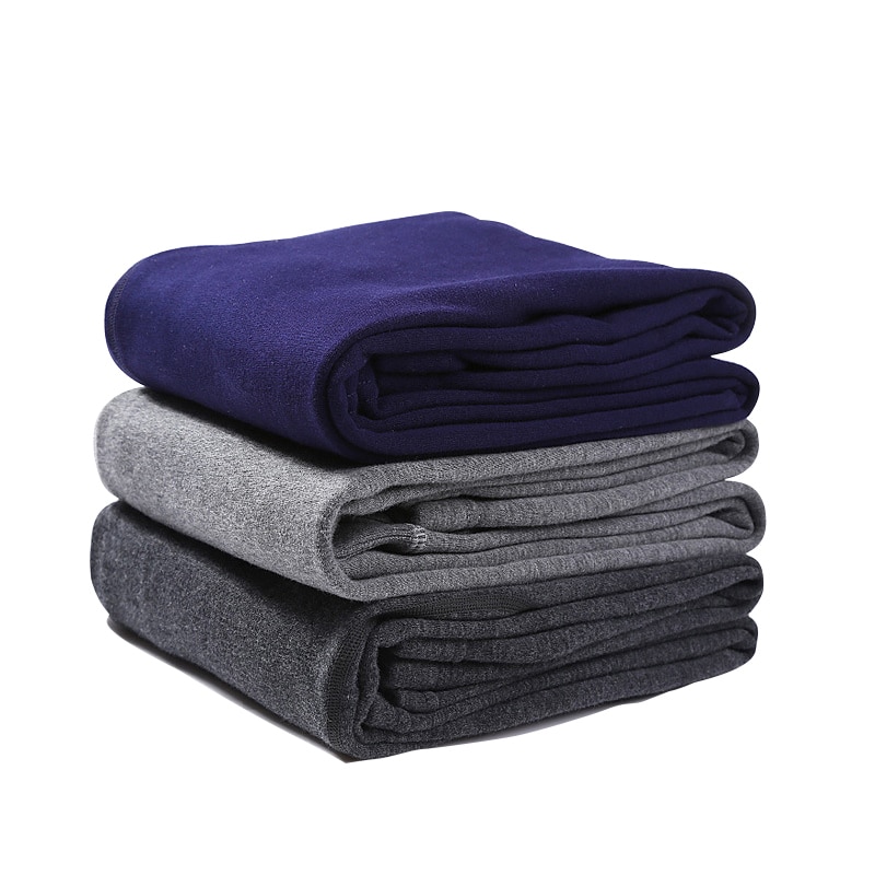 Varme lange underbukser til menn termoundertøy grå tights vinter fløyel fleece leggings slank passe lange underbukser pluss størrelse 4xl