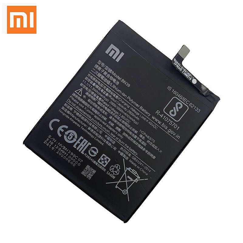 Xiao Mi 100% Original Batterie BN39 Für Xiaomi Spielen MiPlay Mi Spielen 3000mAh Hohe Kapazität Wiederaufladbare Telefon Batteria Akku