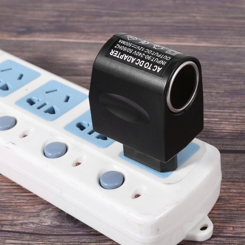 2X 12V DC Car Cigarette Lighter Adapter Converter 110V-220V AC Power Supply To 12V DC