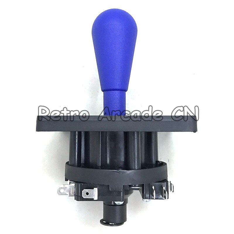 México joystick arcade peças de máquina de jogo de luta vara lidar com plástico oval rocker construção áspera micro-movimento 4/8 maneira