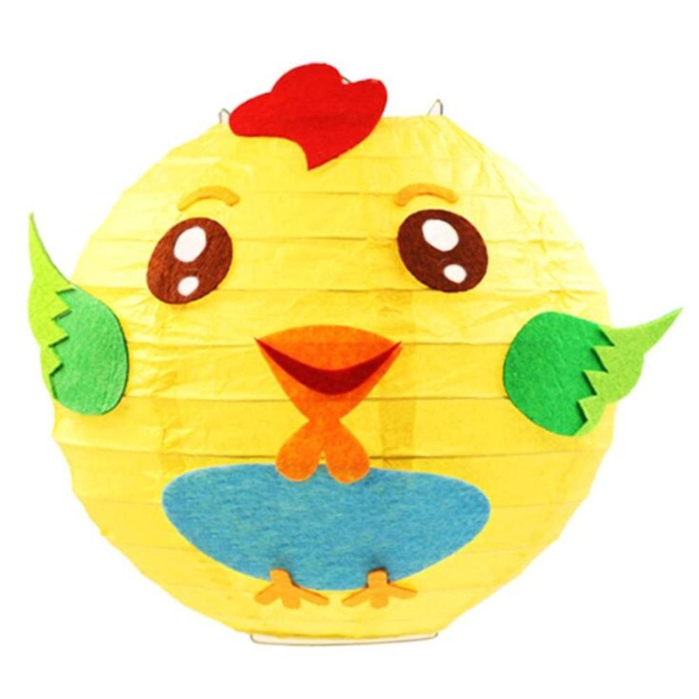 Linterna Luz Portátil de dibujos animados para niños, paquete de linterna de Material hecho a mano, manualidades de estilo aleatorio, juguetes para niños: Multicolor
