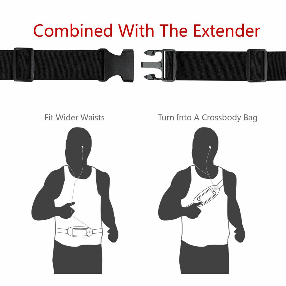 Sports tilbehør vandtæt løbende taske lærred sport jogging bærbar udendørs telefonholder bæltetaske