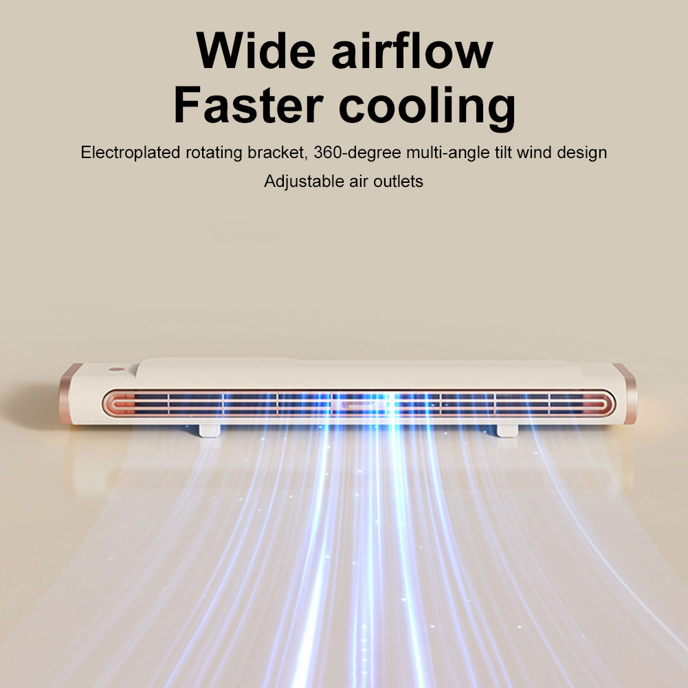 Elektrisk fläkt trådlös kylare luftcirkulatorer golvfläkt tystgående skrivbordsfläkt väggmonterad horisontell multifunktionell