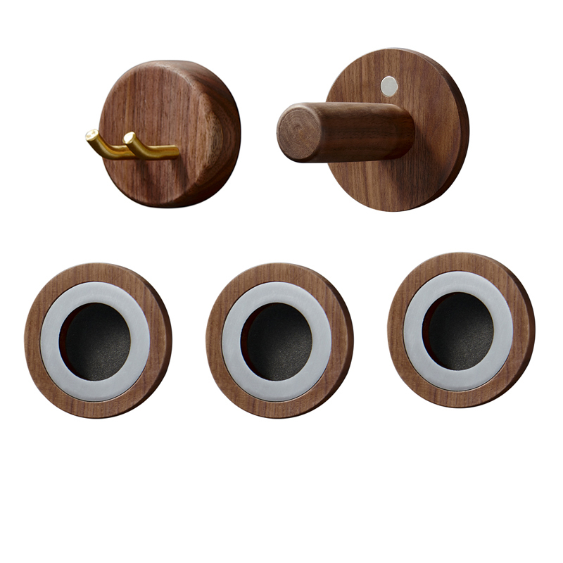 Muur Gemonteerde Haardroger Houder Set Voor Dyson Massief Houten Föhn Beugel Stand Badkamer Sets Rack Organizer Planken Voor muur: Style 7