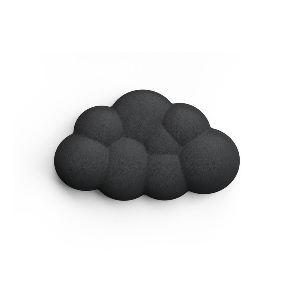 Muismat met polssteun toetsenbord wolk antislip desktop kantoor gamer muis polssteun Ergonomisch toetsenbord muismat polssteun: Donkergrijs