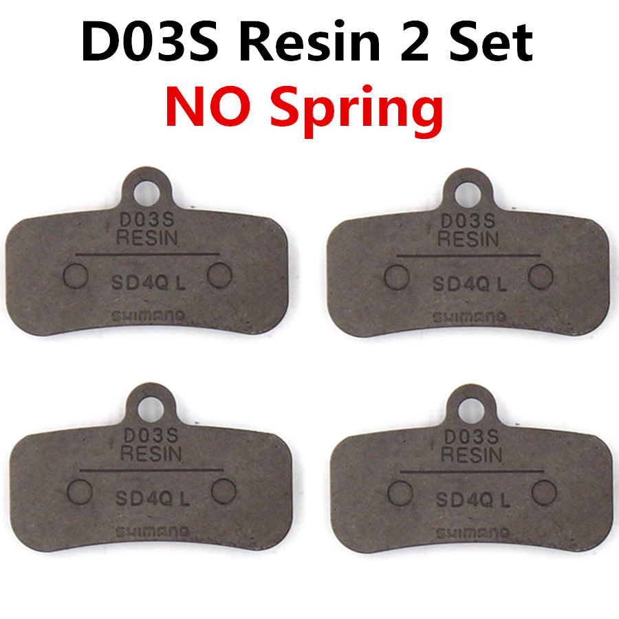 SHIMANO H01A Pads DEORE XT SAINT ZEE DEORE H03A H03C D03S D01S Cooling Fin Ice Tech Brake Pad Mountain M8020 M820 M640 brake Pad: D03S Resin 2 SET