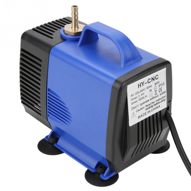 80W CNC pompa wody 3.5m maszyna robić grawerowania zatapialna pompa wrzeciona silnika pompy robić silnika wrzeciona CNC CN wtyczka 220V Bomba de agua