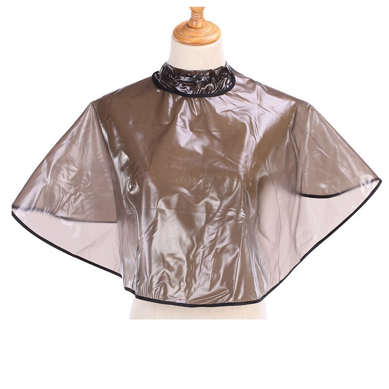 Cape de coloration imperméable pour coupe de cheveux, en tissu, pour salon de coiffure, teinture, huile de cuisson, outil de coiffure: Default Title