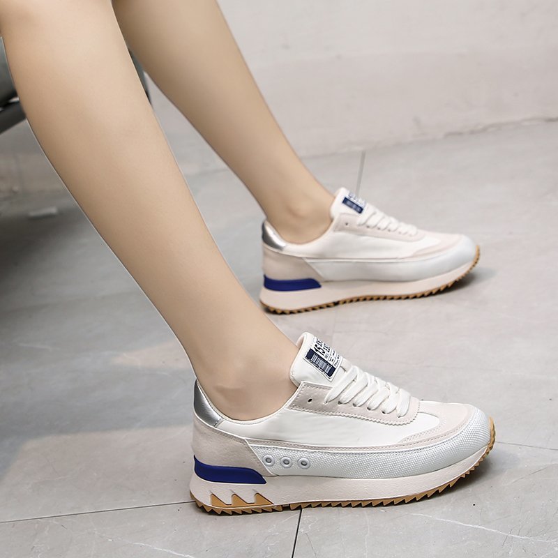 Women Golf Shoes Sport Outdoor Ladies Walking Sneakers Beige Blue Women Golf Footwear Trainer