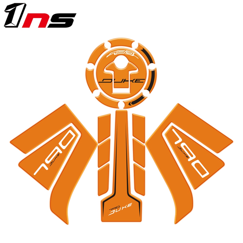 Pour KTM DUKE790 DUKE 790 moto réservoir de carburant protection autocollant boîtier à autocollants