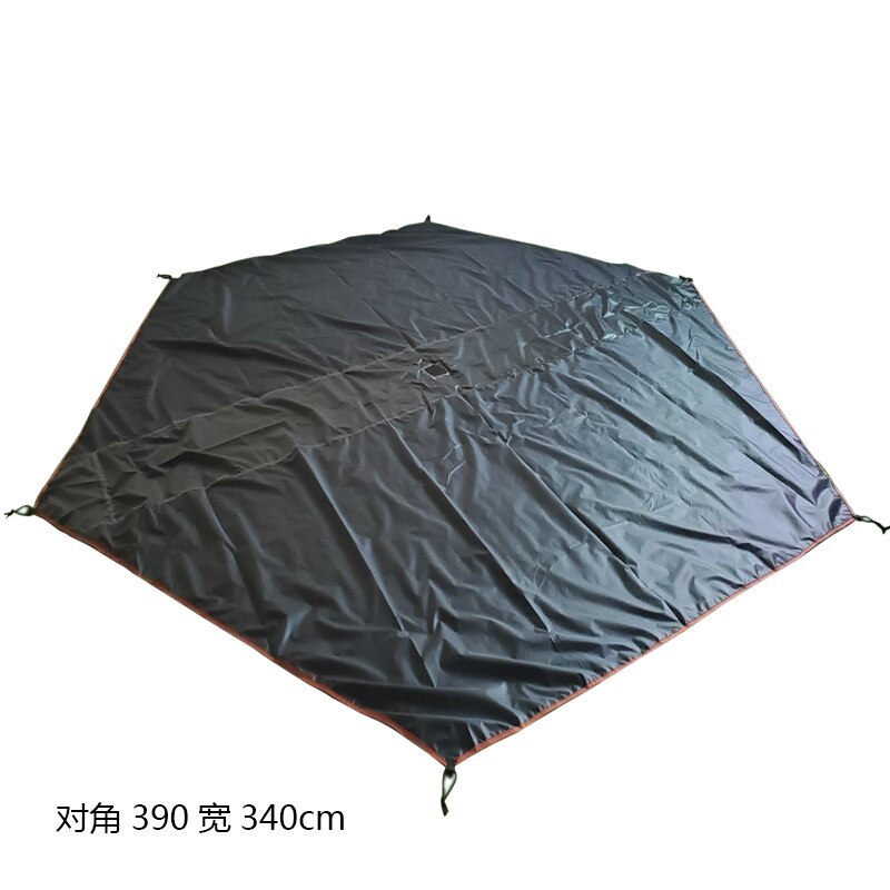 Opknoping Binnentent/Onderkant Mat Voor Piramide Indian Onderdak Anti-Regenbui Outdoor Camping Yurt Met Schoorsteen Gat 400*350*240Cm