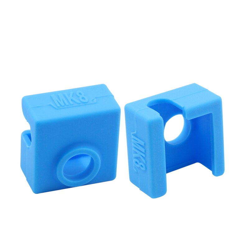 MK8 podgrzewany blok silikonowe etui ochronne obudowa ogrzewanie pokrywa na bloki do drukarki 3D Makerbot wytłaczarka odporność na wysoką temperaturę